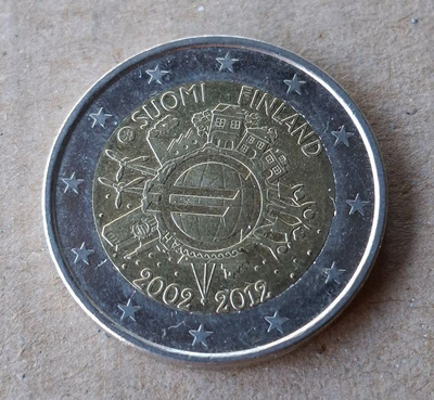 SUOMI erikoiseuro 2012 Euro 10 vuotta