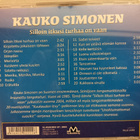 KAUKO SIMONEN-SILLOIN ITKUSI TURHAA ON VAAN-CD,VLCD-1122 - pikkukuva 2