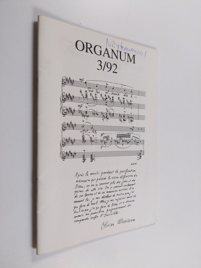 Organum 3/1992