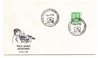 Kaustinen: Kansanmusiikkifestivaali (erikoisleima 19.7.1976)