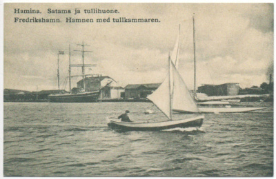 Hamina Satama ja tullihuone mv kortti U.P.