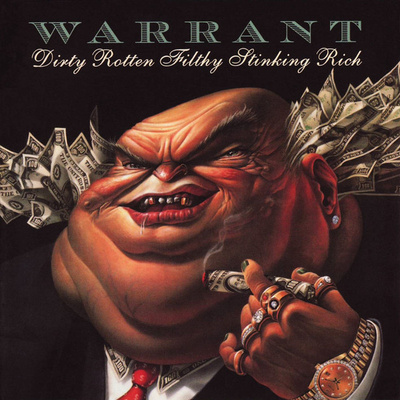Warrant (CD+2) EX+!! Dirty Rotten Filthy Stinking Rich -RM