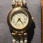 Misaki Japanese Pearls Swiss Quartz rannekello helmiranneke - pikkukuva 1
