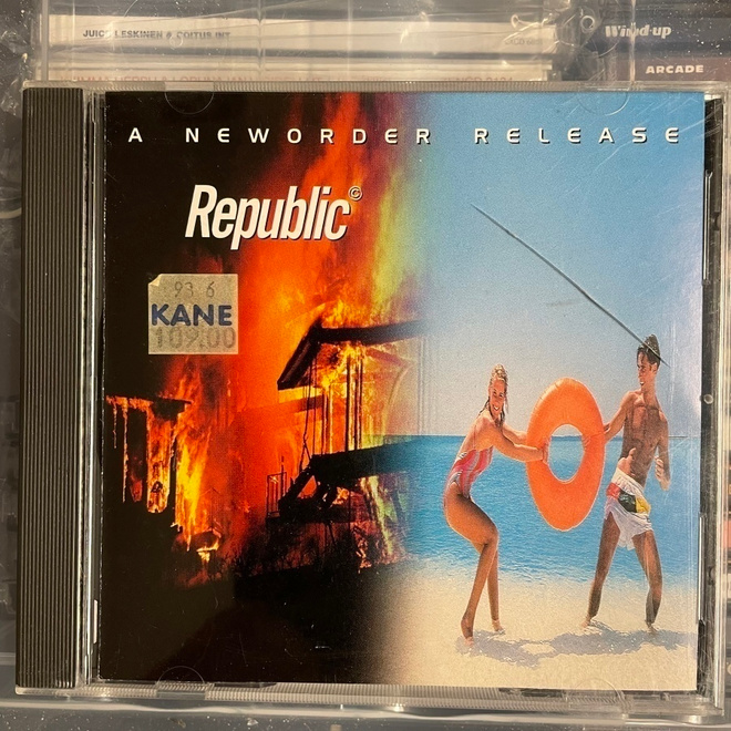 NEW ORDER - Republic cd (v. 1993 US originaali)