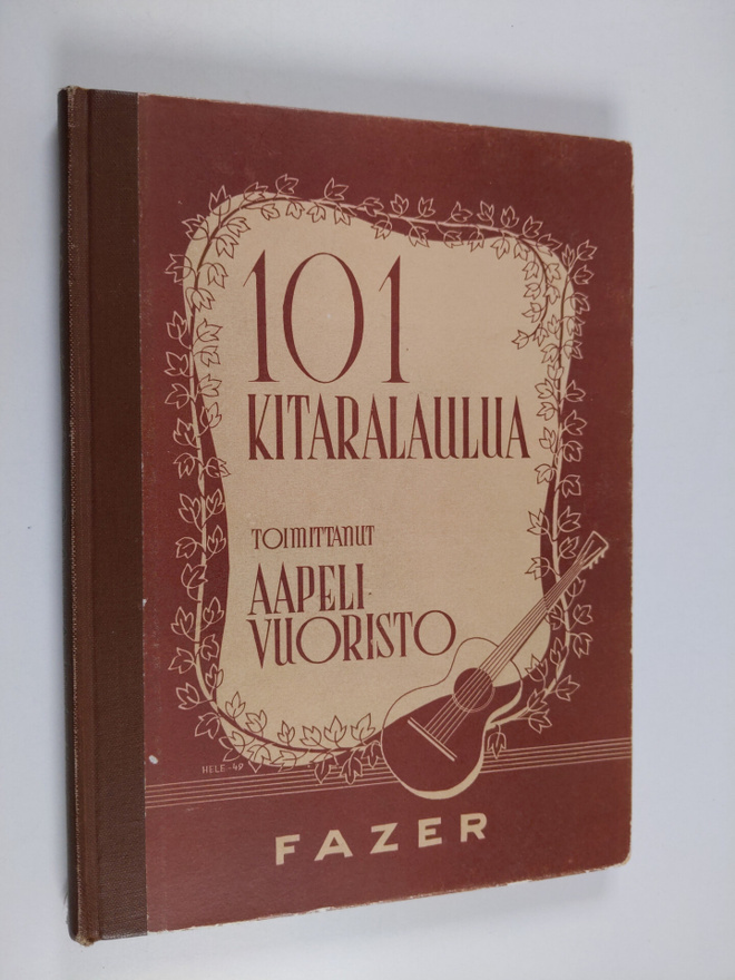 Aapeli (toim.) Vuoristo : 101 kitaralaulua