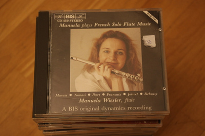 Manuela Wiesler Manuela Plays French Solo Flute Music CD