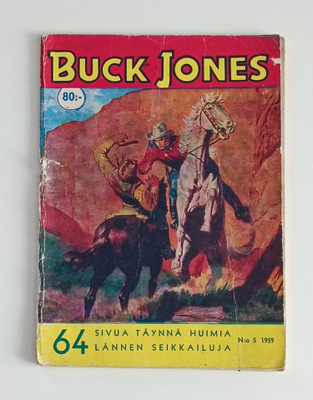 Buck Jones sarjakuvalehti nro:5/1959 Mies Wyomingista