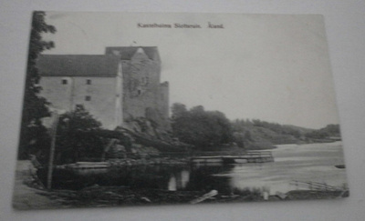 Ahvenanmaa, Kastelholman linnan rauniot, vanha pk, p. 1912