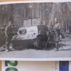 VANHA Sota Valokuva Panssarivaunu 1941 - pikkukuva 1