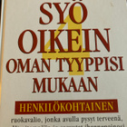 SYÖ OIKEIN OMAN TYYPPISI MUKAAN - pikkukuva 1