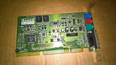 Sound Blaster äänikortti ISA -väylään