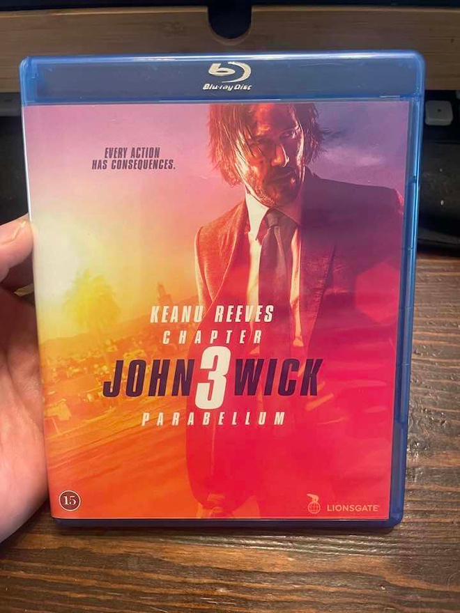 John Wick 3 - Parabellum (bluray, 2019, Keanu Reeves)