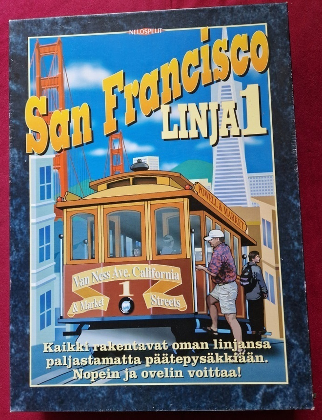 San Francisco Linja 1 lautapeli. Nelospelit 1996 hieno