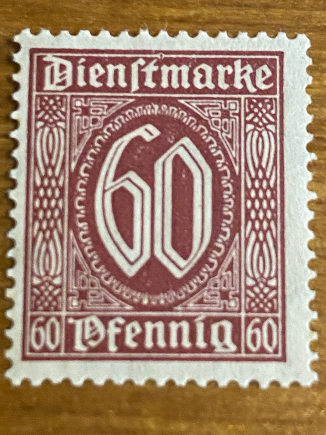 SAKSA REICH 1920 VIRKAMIESMERKKI**