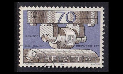 Sveitsi 1182 o Arvoleimapaino 50v (1980)