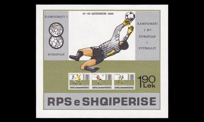 Albania 2362BL90 ** Jalkapallon EM-kisat Saksa (1988)
