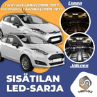 Ford Fiesta (MK6) Sisätilan LED-sarja 9-osainen - pikkukuva 1