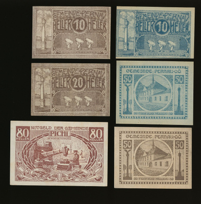 Itävalta Notgeld 6 kpl, erä 42
