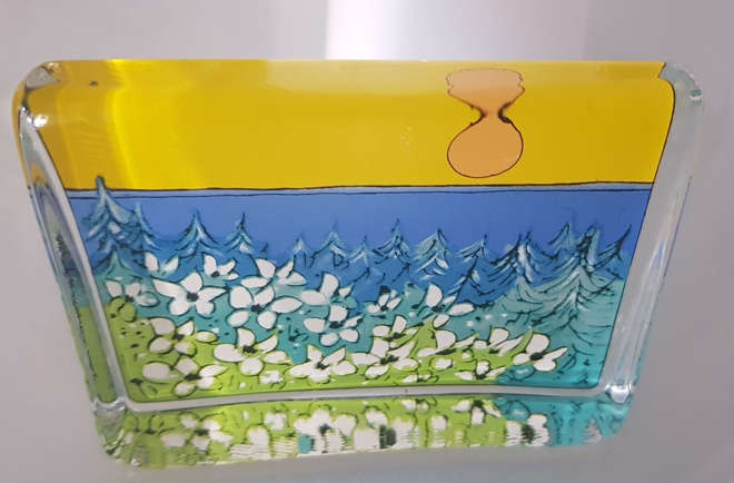 Iittala Lasikortti koriste - Lämpö auringon H L-S