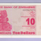 Zimbabwe 10 Dollaria v.2009 UNC P-94 - pikkukuva 1