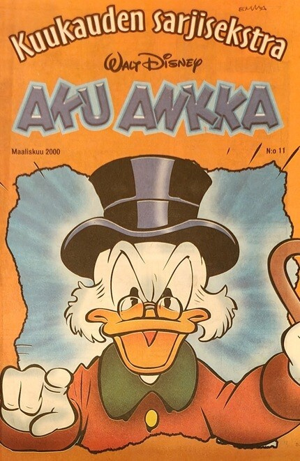 Aku Ankka: Kuukauden Sarjisekstra 11/2000