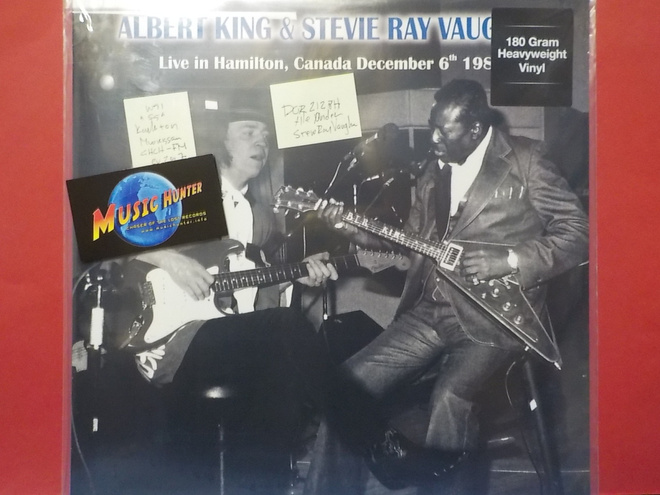 ALBERT KING & STEVIE RAY VAUGHAN-LIVE IN HAMILTON - UUSI LP