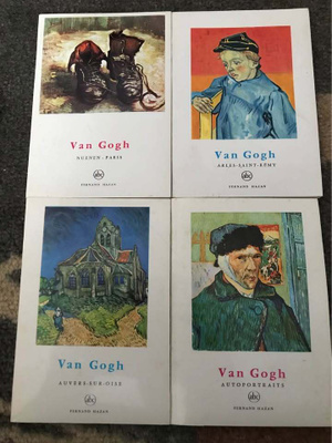 Van Gogh-kirjasia 4kpl v.1950-60 luvuilta