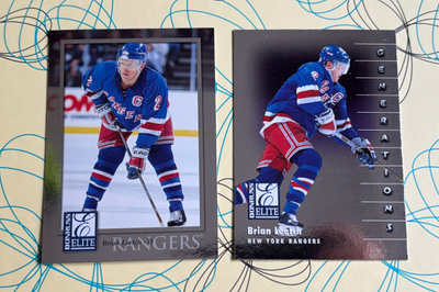 Brian Leetch - Donruss Elite - 2 korttia
