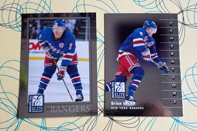 Brian Leetch - Donruss Elite - 2 korttia