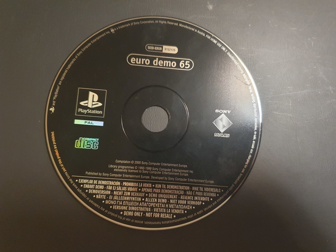 Sony PS1 Euro demo 65 SCED-02639 9152125