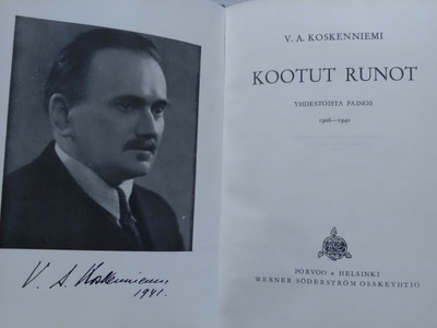 Kootut runot - V. A. Koskenniemi (sid.)