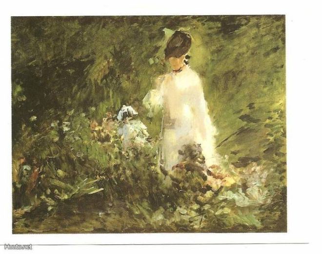 Edouard Manet : "Young woman among flowers"
