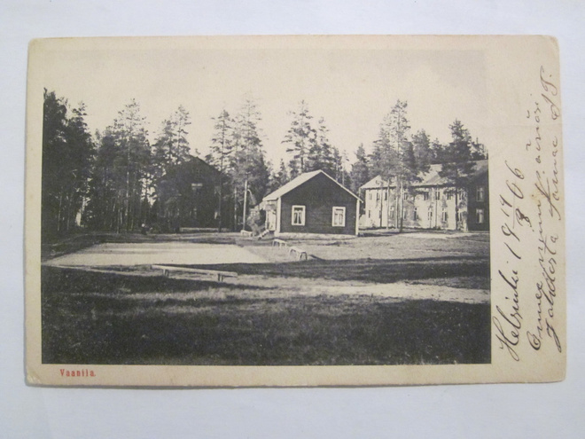 VANHA Postikortti Lohja Vaanila 1907