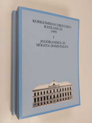 Korkeimman oikeuden ratkaisuja 1999 1-2