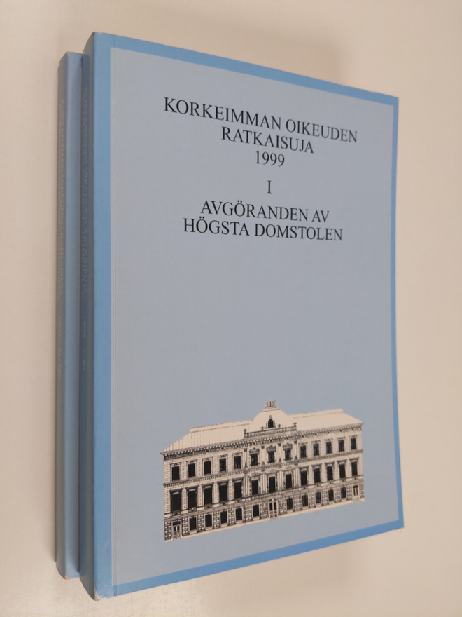 Korkeimman oikeuden ratkaisuja 1999 1-2