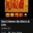 NNY - Don’t Happy, Be Worry & Live cd - pikkukuva 5
