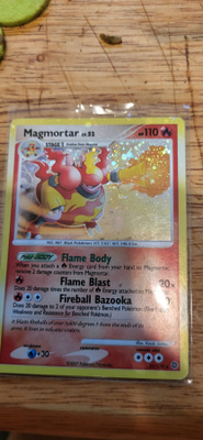 Magmortar #31 Pokemon Secret Wonders Holographic RARE card
