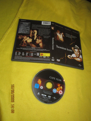 Tuomitun Kosto - Cape Fear (1961), Suomijulkaisu - DVD
