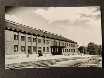 Postikortti Lahti Rautatieasema 1950-l Alkup.Mallikappale