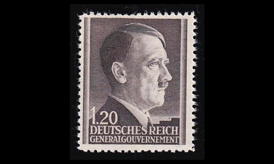 Generalgouvernement 87A ** Käyttösarja Hitler 1.20 (12½)