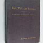 Hermann Friedmann : Die welt der formen : system eines mo... - pikkukuva 1