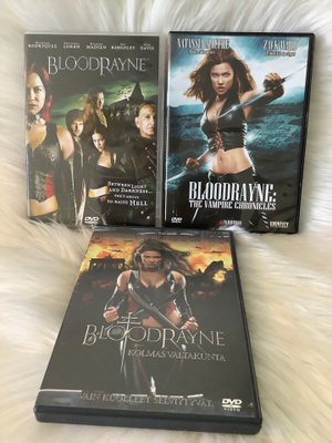 3 X BLOODRAYNE (1.,THE VAMPIRE CHRONICLES,KOLMAS VALTAKUNTA)