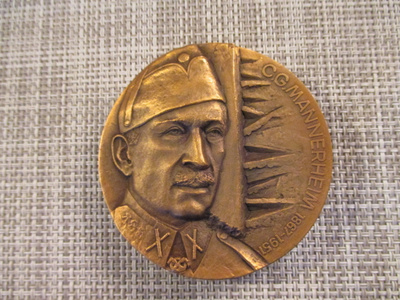 C.G.Mannerheim 1867-1951 mitali 1997/Häiväoja 1997.