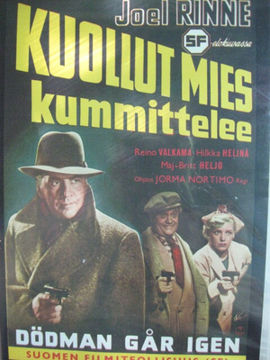 KUOLLUT MIES KUMMITTELEE/ DÖDMAN GÅR IGEN DVD