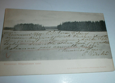 Kiuruvesi, Hinguniemen saari, vanha mv pk, p. 1905