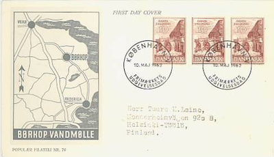 Tanska Mi 404x FDC