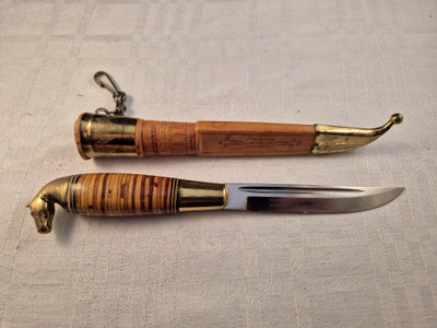 Hevosenpääpuukko, 19,5 cm, Iisakki Järvenpää, Kauhava