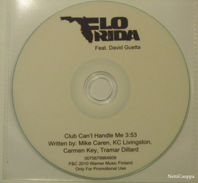 Flo Rida Feat.David Guetta • Club Can't Handle Me PROMO CDS