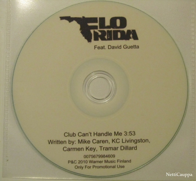 Flo Rida Feat.David Guetta • Club Can't Handle Me PROMO CDS