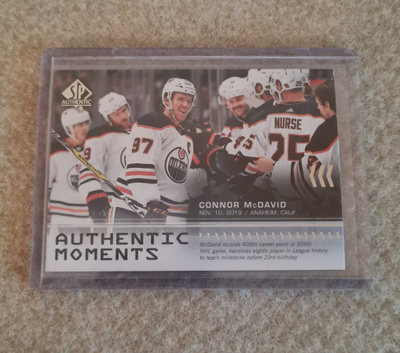 2019-20 SP Authentic - Authentic Moments Connor McDavid #115
